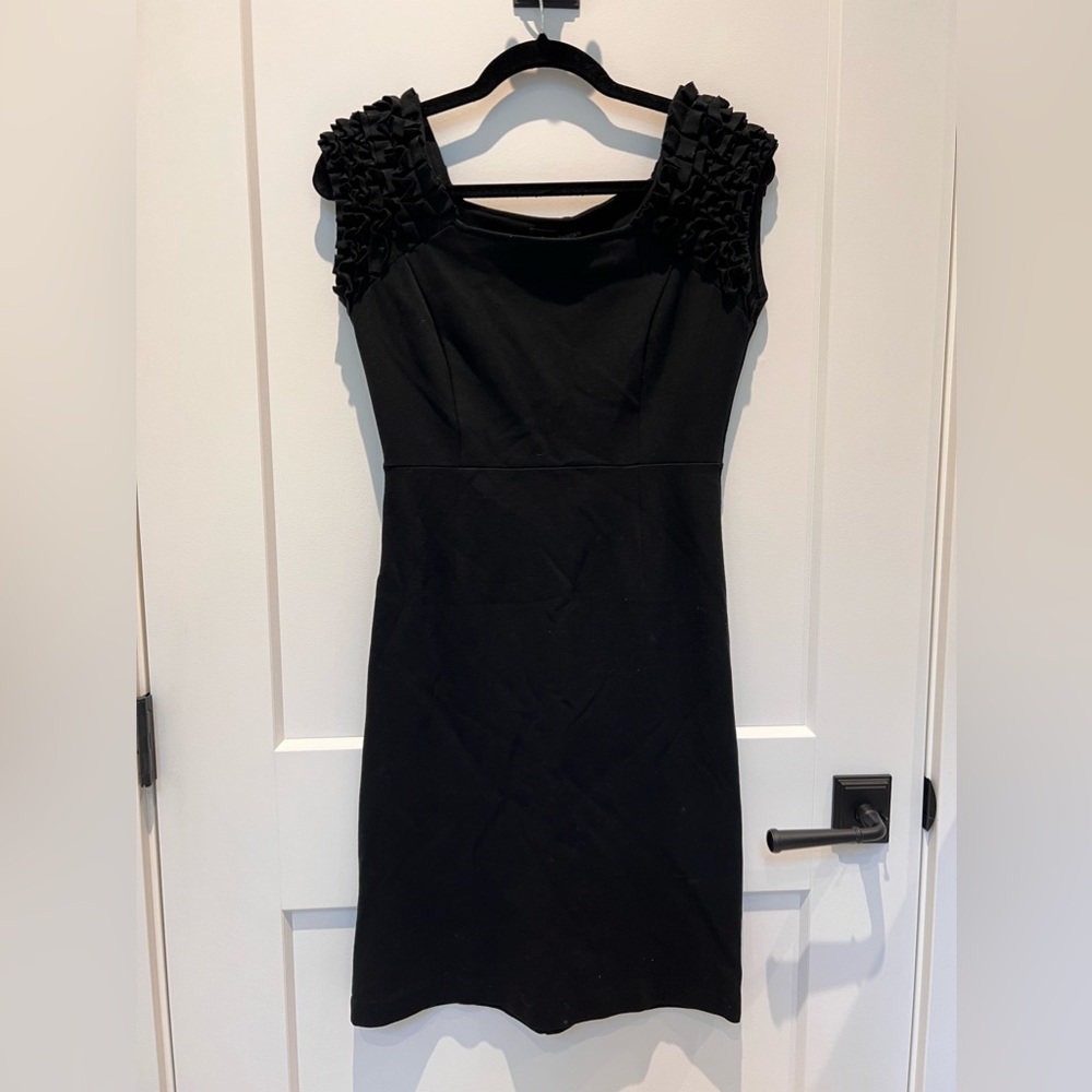 PINK TARTAN - Black Sleeveless Dress - size 4